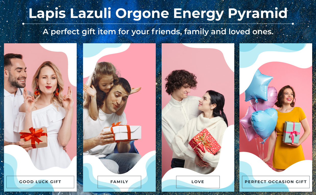 Lapis Lazuli Orgone Energy Pyramid