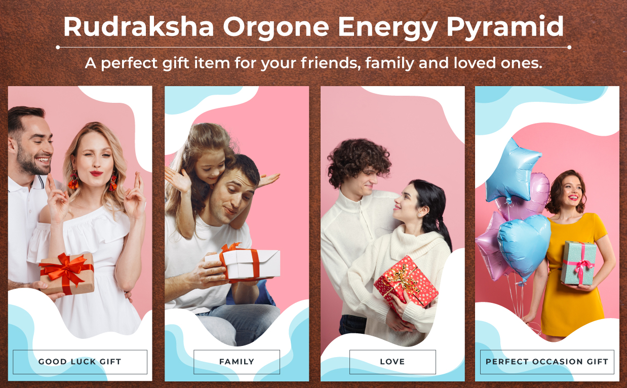 Rudraksha Orgone Energy Pyramid