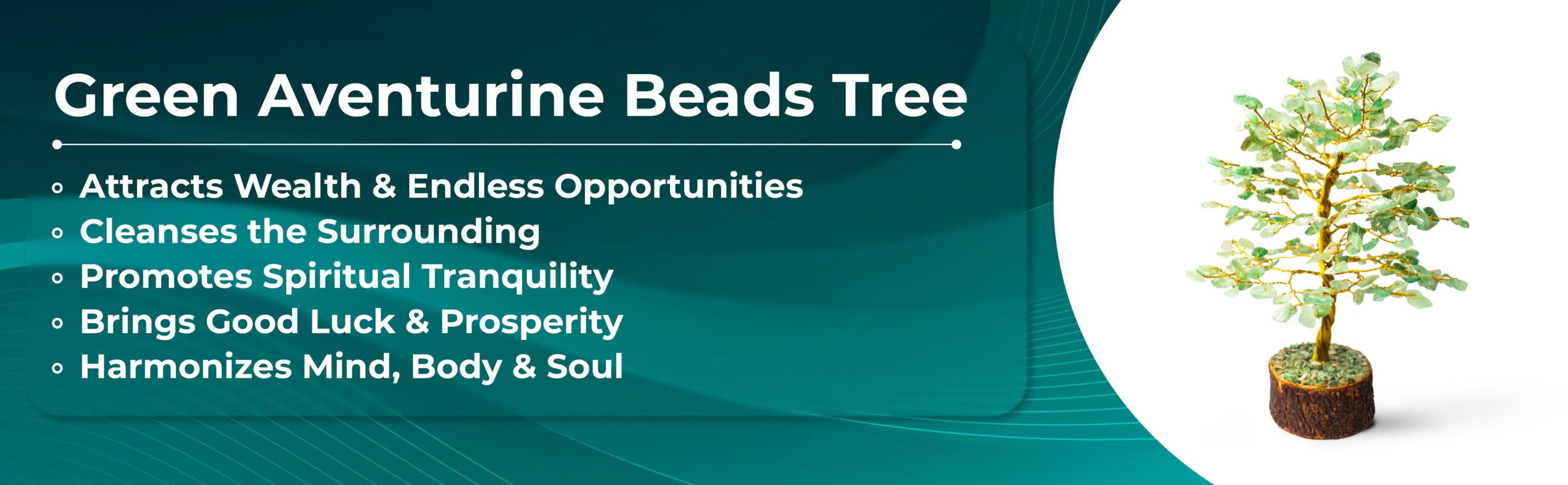 Green Aventurine Beads Tree