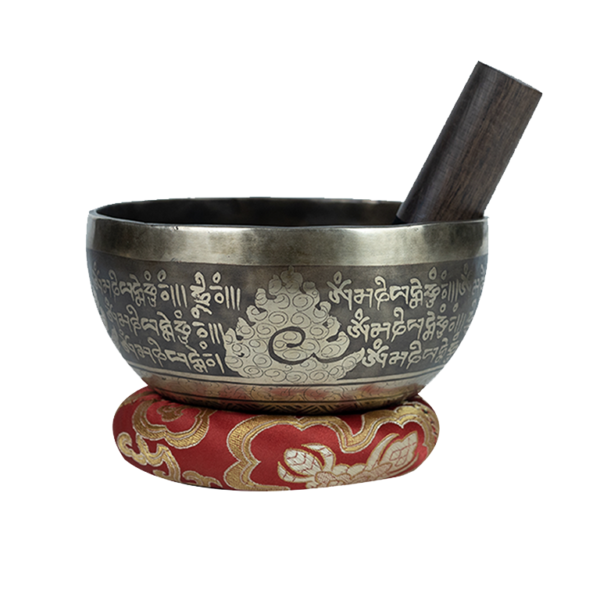 Tibetan Buddha Eye Etching Carving Singing Bowl